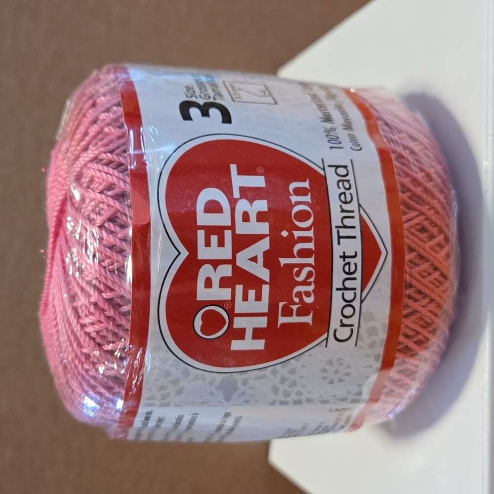 NWT Red Heart Fashion Yarn | Warm Rose
